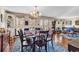 Elegant dining room with hardwood floors, a chandelier, and classic decor at 1800 Glenns Bay Rd., Surfside Beach, SC 29575