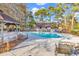 Outdoor pool and gazebo provide an appealing backyard escape for relaxation and entertainment at 1800 Glenns Bay Rd., Surfside Beach, SC 29575