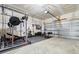 Spacious garage with home gym equipment and rubber flooring at 242 Timber Oaks Dr., Myrtle Beach, SC 29588