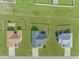 Birds-eye view of neighborhood homes with landscaped yards showcasing neat lawn maintenance and community living at 256 Maple Oak Dr., Conway, SC 29526