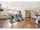 Community gym has multiple exercise machines and equipment with televisions at 395 S Crow Creek Dr. # 1418, Calabash, NC 28467