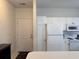 Functional kitchen featuring white appliances, cabinets, and a convenient layout at 3955 Gladiola Ct. # 301, Myrtle Beach, SC 29588