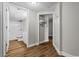 Bathroom showing the updated shower at 410 Martin St., Mullins, SC 29574