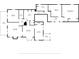 Detailed floor plan showcasing the layout of the house, including dimensions of each room at 410 Martin St., Mullins, SC 29574