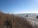 Coastal beach view of ocean featuring sandy shore and gentle waves at 4111 Ocean Blvd. S # 402, North Myrtle Beach, SC 29582