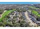 An aerial perspective showcasing the home's position within the community, surrounded by golf course and marshland at 48 Twelve Oaks Dr. # 2, Pawleys Island, SC 29585