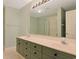 Bright bathroom featuring a large vanity mirror at 48 Twelve Oaks Dr. # 2, Pawleys Island, SC 29585