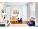 Bright, airy bedroom featuring bunkbeds, hardwood floors, and a cozy reading nook at 843 Howard Ave., Myrtle Beach, SC 29577