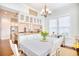 Bright dining area features an open floor plan, seamlessly connecting to the kitchen with a granite countertop island at 843 Howard Ave., Myrtle Beach, SC 29577