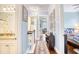 Upstairs hallway with hardwood floors leads to bedrooms and bathrooms at 843 Howard Ave., Myrtle Beach, SC 29577