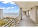 Expansive balcony with ocean views, perfect for relaxing and enjoying the coastal breeze at 9840 Queensway Blvd. # 1207, Myrtle Beach, SC 29572