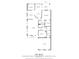 Detailed floorplan layout showing all rooms in the house at 10-1 Rattan Circle # 1, Pawleys Island, SC 29585