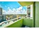 Balcony with views of city, pool and other buildings at 1105 S Ocean Blvd. # 336, Myrtle Beach, SC 29577