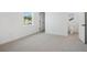 Bedroom with a white walls and view of a bathroom at 1800 Tryon Dr, Myrtle Beach, SC 29588
