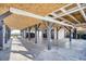 Open-air space underneath a raised home with wooden beams and stairs leading up at 2402 N Ocean Blvd., North Myrtle Beach, SC 29582