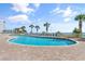 Outdoor pool with lounge chairs overlooking the ocean at 2701 S Ocean Blvd. # 1009, North Myrtle Beach, SC 29582