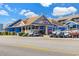 Exterior of a beachside bar and grill with golf carts parked out front at 299 Lake Arrowhead Rd., Myrtle Beach, SC 29572