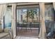 Exterior view of the private balcony offering serene views and outdoor seating at 415 Ocean Creek Dr. # 2159, Myrtle Beach, SC 29572