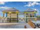 Charming covered outdoor bar area with beach views, seating, and a relaxed coastal vibe at 4800 S Ocean Blvd. # 1514, North Myrtle Beach, SC 29582