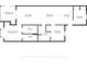 Detailed floor plan outlining the layout of the home, including room dimensions at 4817 Magnolia Lake Dr. # 104, Myrtle Beach, SC 29577