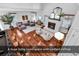 Expansive living room showcasing an open layout with vaulted ceilings, fireplace, and stylish furnishings at 52 Olde Canal Loop, Pawleys Island, SC 29585