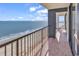 Balcony view showing ocean and blue sky, with railing in foreground at 5308 N Ocean Blvd. # 2108, Myrtle Beach, SC 29577