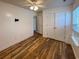Bedroom with natural light, ceiling fan and view to other rooms in the home at 920 Leather Leaf Ln., Longs, SC 29568