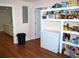 Well-stocked pantry with ample shelving and storage space, plus additional freezer at 960 South Farr Ave., Andrews, SC 29510