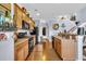 Functional kitchen featuring wooden cabinets, black appliances, and ample countertop space at 1040 Fairway Ln. # 1040, Conway, SC 29526