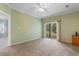 Bright bedroom featuring sliding door access to the balcony and neutral carpeting at 1529 Lanterns Rest Dr. # 201, Myrtle Beach, SC 29579