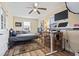 Bedroom area with functional layout, natural light, and ample space for work or rest at 1586 Bridgebrook Ln., Conway, SC 29527