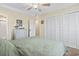 Bedroom with a ceiling fan, carpet, and a dresser at 1586 Bridgebrook Ln., Conway, SC 29527