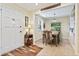 Charming dining room with seating for six, adjacent to the entryway at 1586 Bridgebrook Ln., Conway, SC 29527