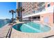 Outdoor pool with lounge chairs and poolside dining at 1604 N Ocean Blvd. # 605, Myrtle Beach, SC 29577