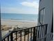 Balcony offers panoramic views of the ocean and pools at 1605 S Ocean Blvd. # 612, Myrtle Beach, SC 29577