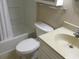 Cozy bathroom with combination shower and tub at 1605 S Ocean Blvd. # 612, Myrtle Beach, SC 29577