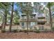 Exterior shot of townhome with back porch, multi-level decks and nice curb appeal at 222 Westleton Dr. # 18D, Myrtle Beach, SC 29572