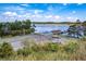 Picturesque lake view with a boat dock, serene water, and lush green shoreline under a sunny sky at 2264 Wedgefield Rd., Georgetown, SC 29440