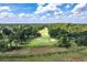 Scenic aerial shot of the lush green golf course surrounded by trees and picturesque community at 2264 Wedgefield Rd., Georgetown, SC 29440