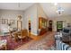 Bright and airy living room, featuring hardwood floors, wooden furniture and cozy seating at 2264 Wedgefield Rd., Georgetown, SC 29440