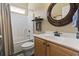 Bathroom featuring a toilet, sink and vanity at 356 Carriage Lake Dr., Little River, SC 29566