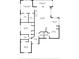 Detailed floor plan showcasing the layout of the primary bedroom, living room, and kitchen at 356 Carriage Lake Dr., Little River, SC 29566