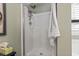 Bathroom with a shower unit and storage basket at 356 Carriage Lake Dr., Little River, SC 29566