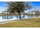 Scenic pond view, with a walking path and a fountain at 4843 Luster Leaf Circle # 105, Myrtle Beach, SC 29577