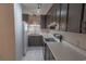 Kitchen with white countertops, dark cabinets, and stainless steel appliances at 504 30Th Ave. N # 3, Myrtle Beach, SC 29577