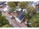 An aerial view of the property, showcasing the roof, trees, and surrounding neighborhood at 6001-1723 South Kings Hwy., Myrtle Beach, SC 29575