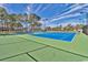 Beautiful tennis courts surrounded by mature trees, lighting, and fencing at 641 Waterbridge Blvd., Myrtle Beach, SC 29579