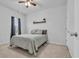 Bedroom featuring a comfortable bed, a ceiling fan and soft, neutral decor at 820 Wild Leaf Loop, Conway, SC 29526