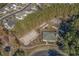 Aerial view showing community recreational area including beach volleyball and basketball court at 862 Edgewater Dr., Murrells Inlet, SC 29576