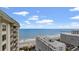 Breathtaking ocean view from a high-rise balcony overlooking the beach and pier at 9994 Beach Club Dr. # 2408, Myrtle Beach, SC 29572